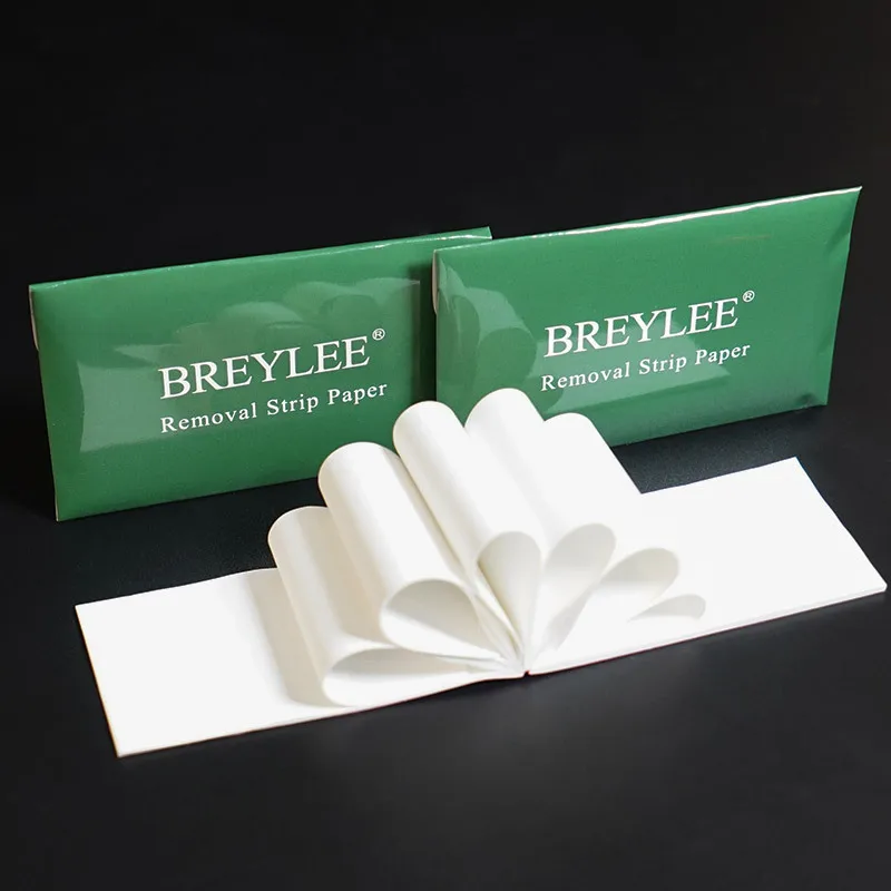 BREYLEE 100 Pcs Removal Strip Paper For Nose Mask Tear Off Paper Skin Care Tool