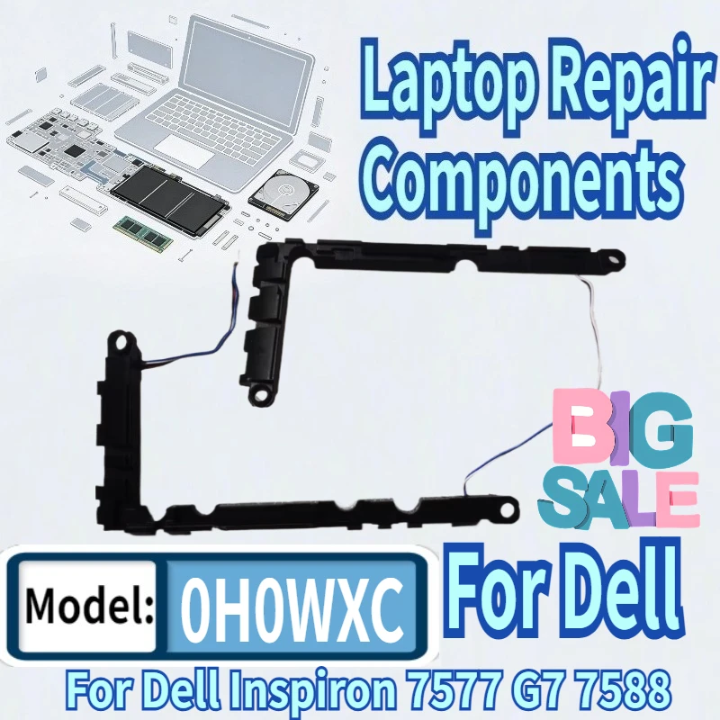For Dell Inspiron 7577 G7 7588 L&R Laptop Speaker Built-in Speaker Sound H0WXC PK23000VZ00 0H0WXC