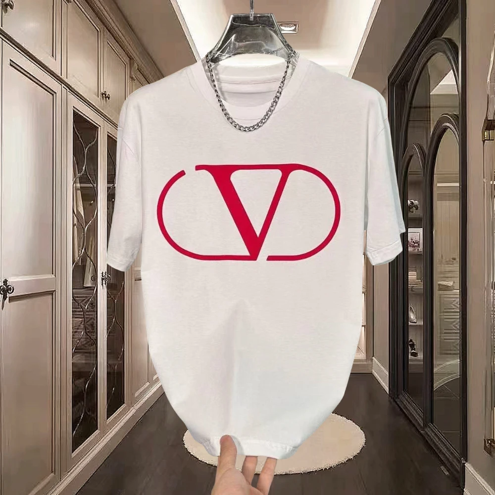 

Новая летняя модная хлопковая футболка с принтом унисекс, повседневный топ с короткими рукавами для мужчин и женщин, модный дизайн, удобная посадка