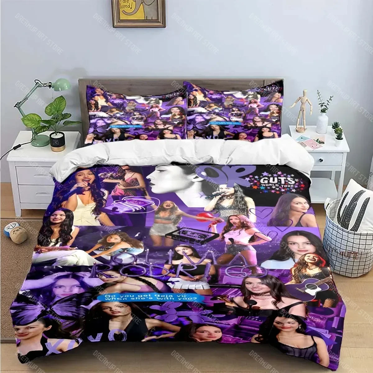Hot Pop Female Singer Print Bedding Sets Bed Adult Boy Girl Bedroom Decoration Children Single Double Large Size S-Sour Gift