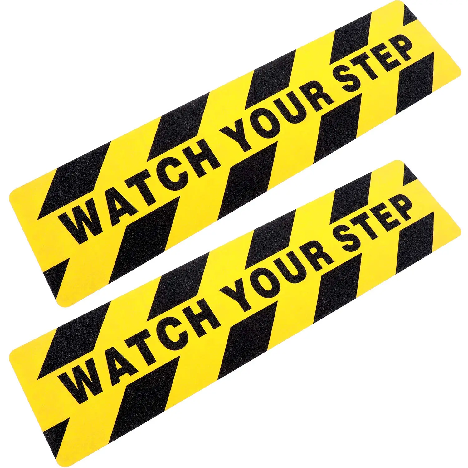 Watch Your Step Caution Safty Warning Notice Sticker for Car Workplace Office Store Shop Vinyl Sticker Waterproof Weatherproof