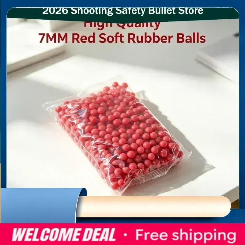 

2026 2030 For Cool Mini 7mm Red Soft Game Balls Eco Material Safe Outdoor Interactive Play Supplies 1Bag/2Bag/3Bag/5Bag/10Bag