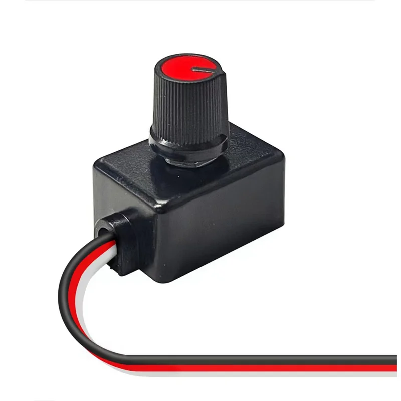 A47Z Universal Dimmer Switch 12-24V Low Voltage Light Strip Dimmer For LED RV Lights Interior, Truck Ceiling Lights Strip