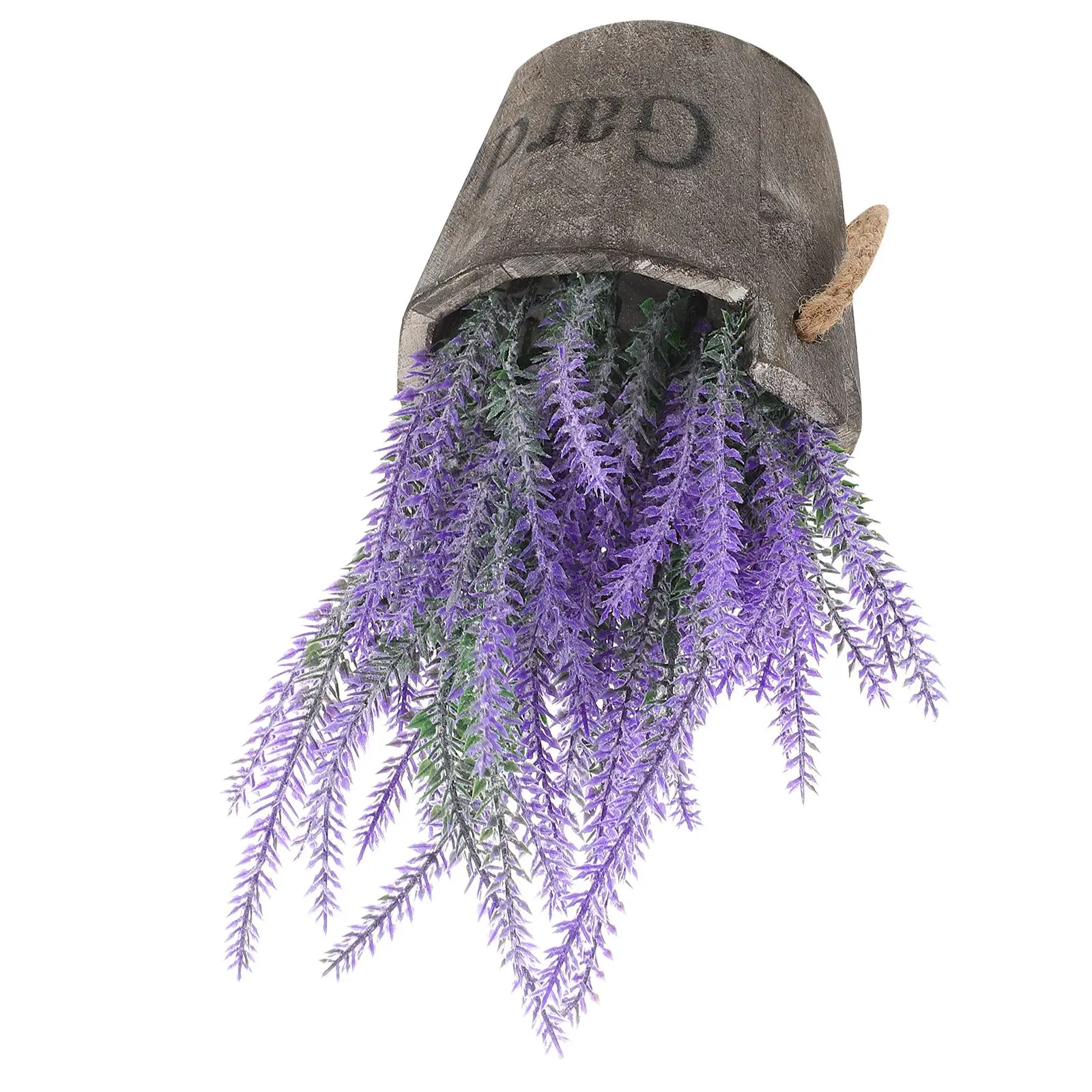 

Simulated Lavender Potted Plant Artificial Flowers for Decoration Indoor Outdoor Use Home Kitchen Bedroom Decor Fake Plants Safe
