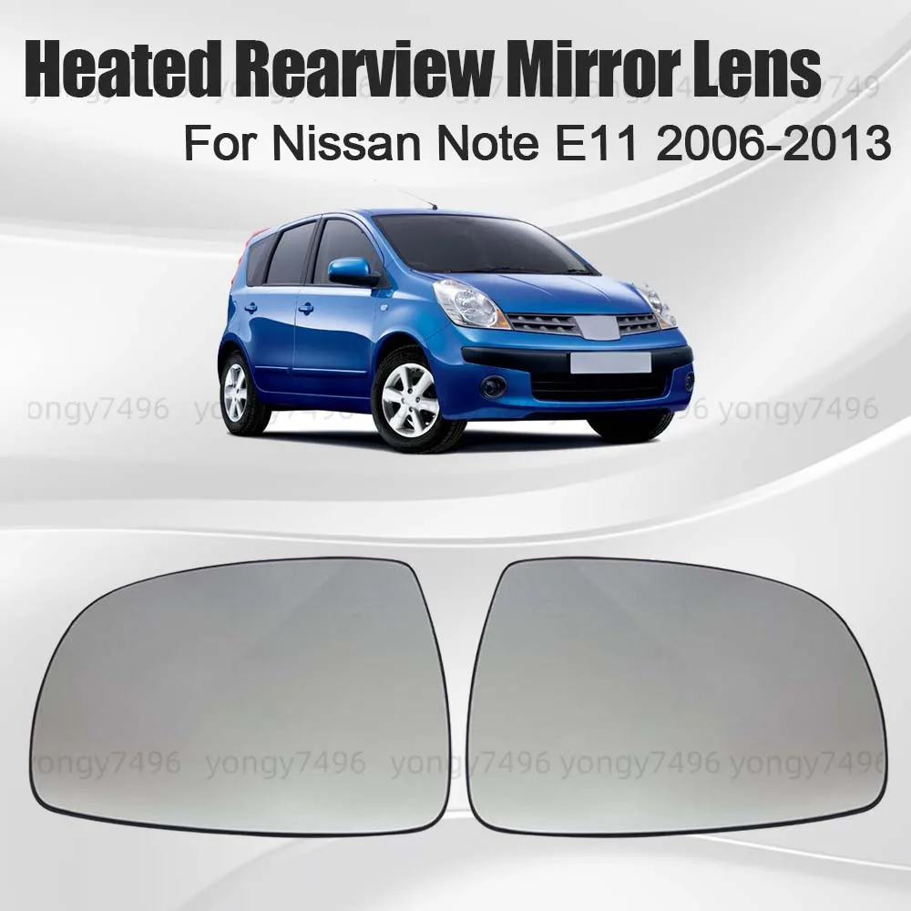 

Car Wide Angle Heated Rearview Mirror Lens For Nissan Note E11 2006 2007 2008 2009 2010 2011 2012 2013 Cars Accessories Replace