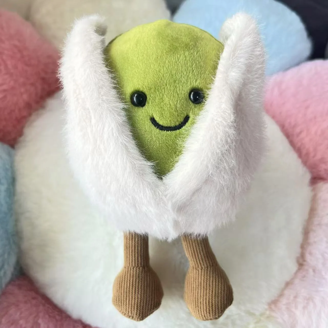 Petite poupée pistache mignonne de 14cm, décoration de salon, articles ménagers, décoration de chambre, jouet en peluche, cadeau de vacances pour enfant