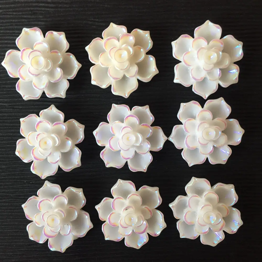 18 mm beautiful flower shaped resin female accessories DIY crafts scrapbook wedding accessories20pcs/lot-A14