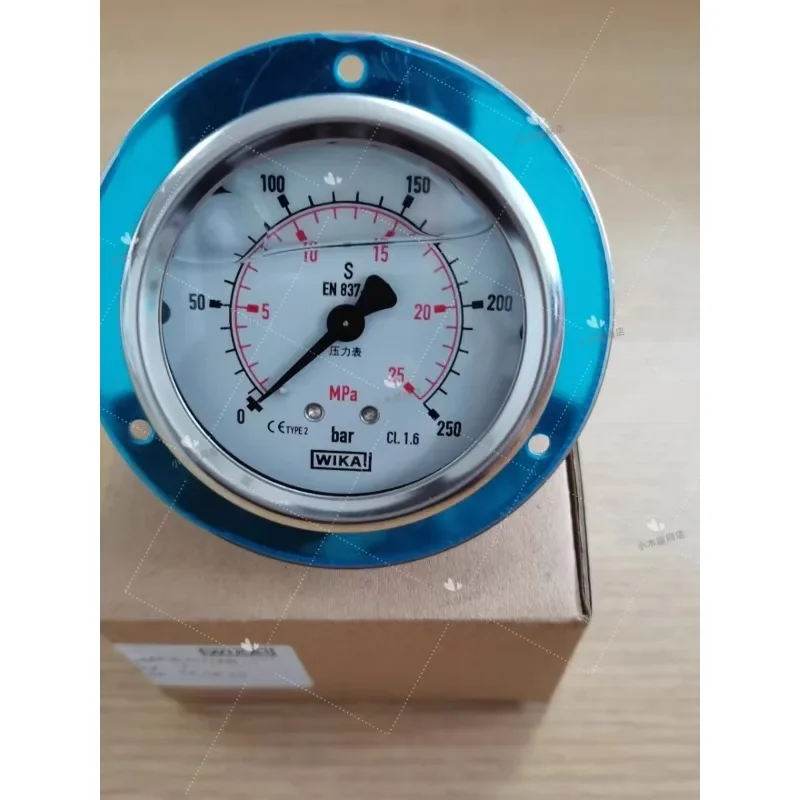 Weika mechanical pressure gauge 213.53.063 0-25MPA 0-250bar axial with edge in stock in Shanghai