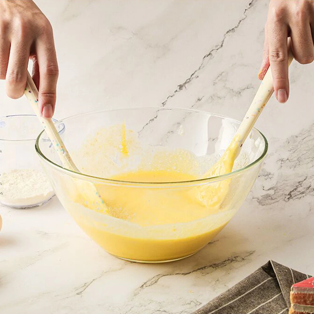 

3Pcs Silicone Brush Set Dense Bristles Reinforced Stainless Steel Heat Resistant Kitchen Spatula Bbq Pastry Baking Scraper