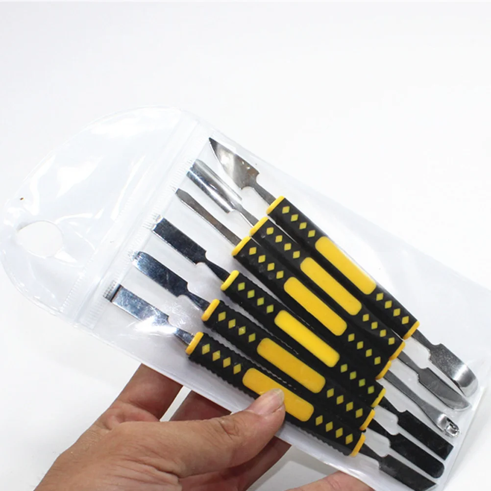 

6pcs Steel Prying Bar Repair Tool Kit For Mobile Phone Tablet Disassembly Durable Alloy Crowbar Set Not Scratch Digital Device