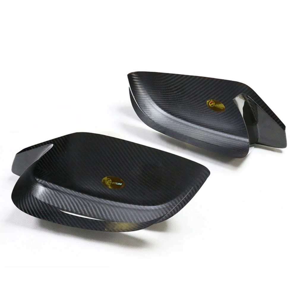 Echte Droge Koolstofvezel Auto Achteruitkijkspiegel Buitenkant Spiegelkappen Cover LHD RHD Voor BMW M240i M440i i4 M50 M2 G87 M3 G80 M4 G82 G83