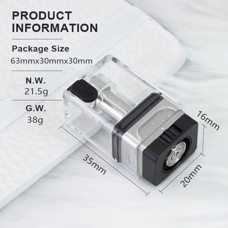 SXK DotShell 2 RBA DotMod DotAIO V1 V2 Mod PCTG 8 2.5 replacement coil for pod systems - gallery image 2