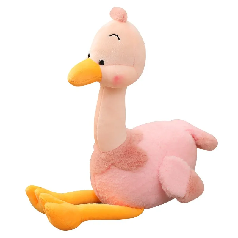 Nuovo 35/55CM bambola di peluche di struzzo morbidi animali di peluche giocattolo regalo per bambini carino decorazioni per la casa giocattoli per bambini regali di natale di compleanno