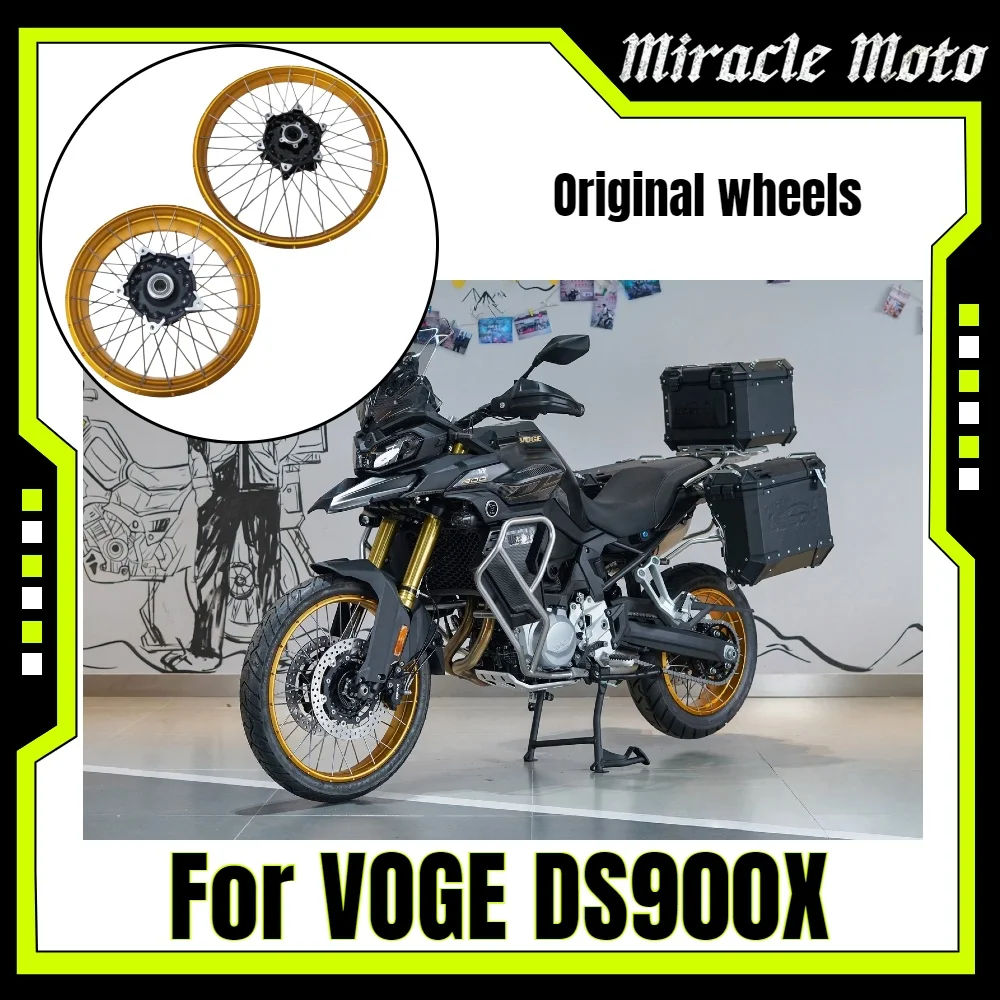 Original parts for VOGE DS900X: Front and rear rims, LX900-C front and rear aluminum wheels.