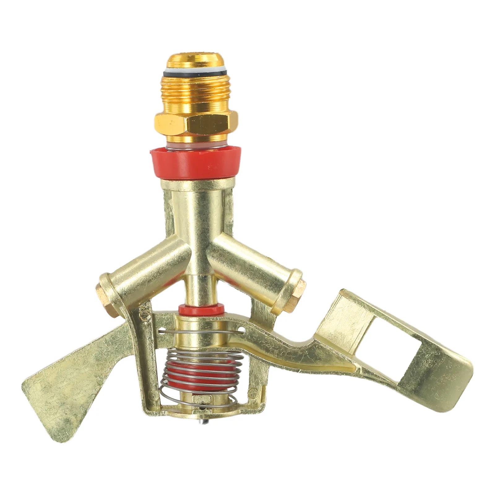 

Латунная форсунка для полива с резьбой 1/2 дюйма, автоматическое вращение на 360 градусов для орошения и охлаждения газонов и садов