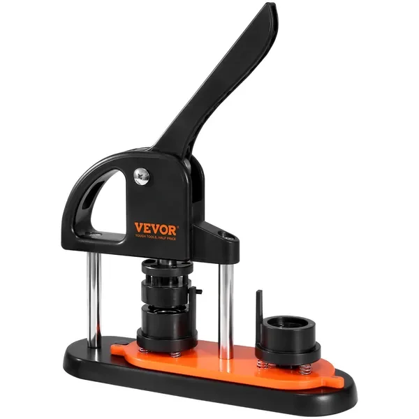 

Машина для изготовления значков, 0,98 дюйма/25 мм, с 500 комплектующими для значков, с книгой-руководством Panda Magic, эргономичная конструкция.