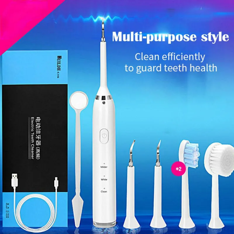 Electric Tooth Cleanser Tooth Care Ultrasound Toothstone Removal Device Sonic Floss