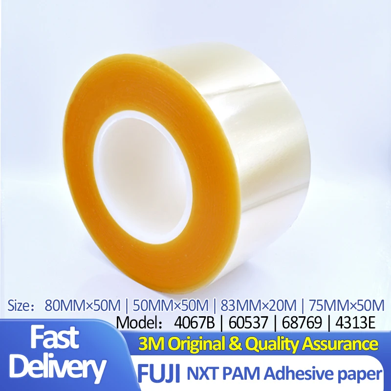 

For Fuji NXT PAM tape CPK correction 75/83/50MM double-sided T4067B/T60537/T68769 3M original adhesive paper accessory