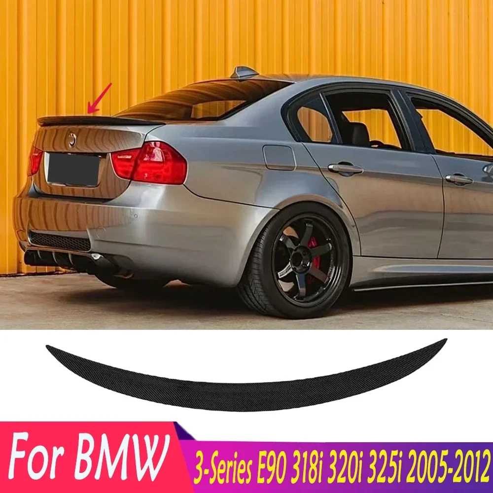 Estilo MP para BMW Serie 3 E90 318i 320i 325i 2005-2012 tapa del maletero trasero del coche alerón trasero del coche Kits de car