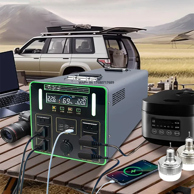 

Solar Battery Pack 1500W 1500Wh Solar Off-Grid Energy System Portable Solar Generator with Kit Panel for Field Maintenance