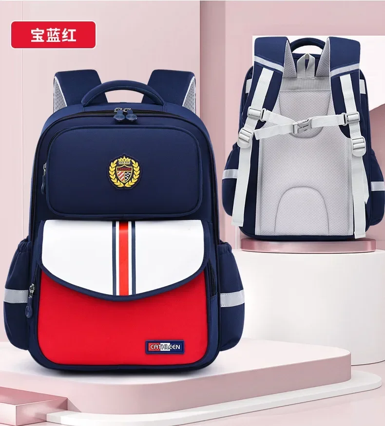 Kinder-Schulrucksack für Jungen und Mädchen der Klassen 1,6, leicht, Oxford-Stoff, wasserdicht, langlebig, Büchertasche mit ergonomischem Design – Detail 20