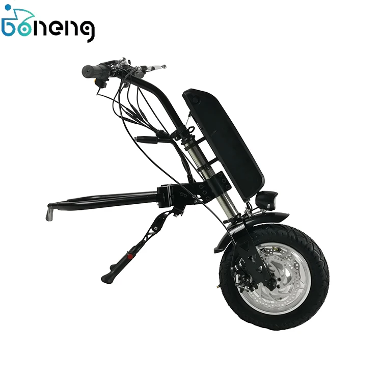 

Heavy Duty Rechargeable Electric Wheelchair With Hand Bike Attachment For Leg Rehabilitation