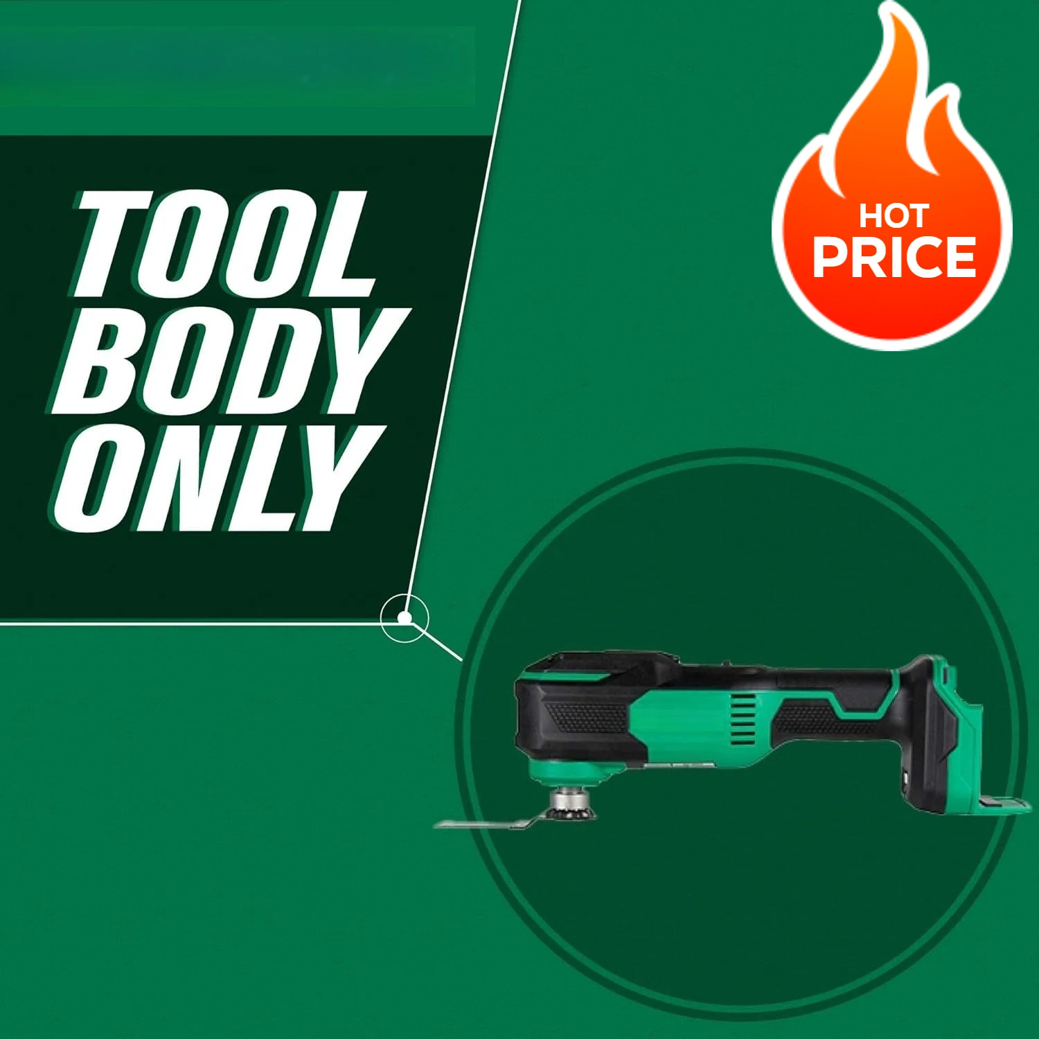 

18V Multi Volt Cordless Oscillating Multi-Tool Low Vibration Design Universal Design 6 Speed Settings User Vibration Protection