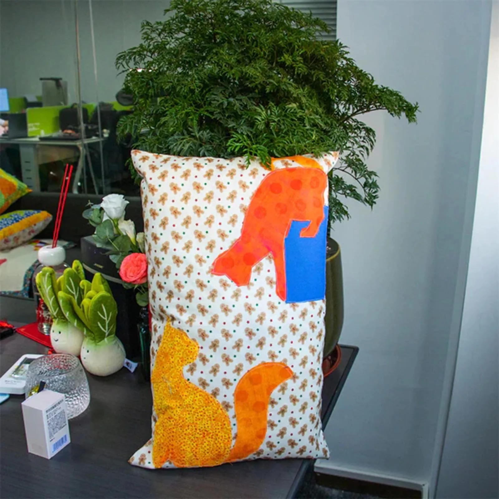 Cute Cat Shape DIY Quilting Ruler Easy Operation Template Ruler for Creating Beautiful Patchwork