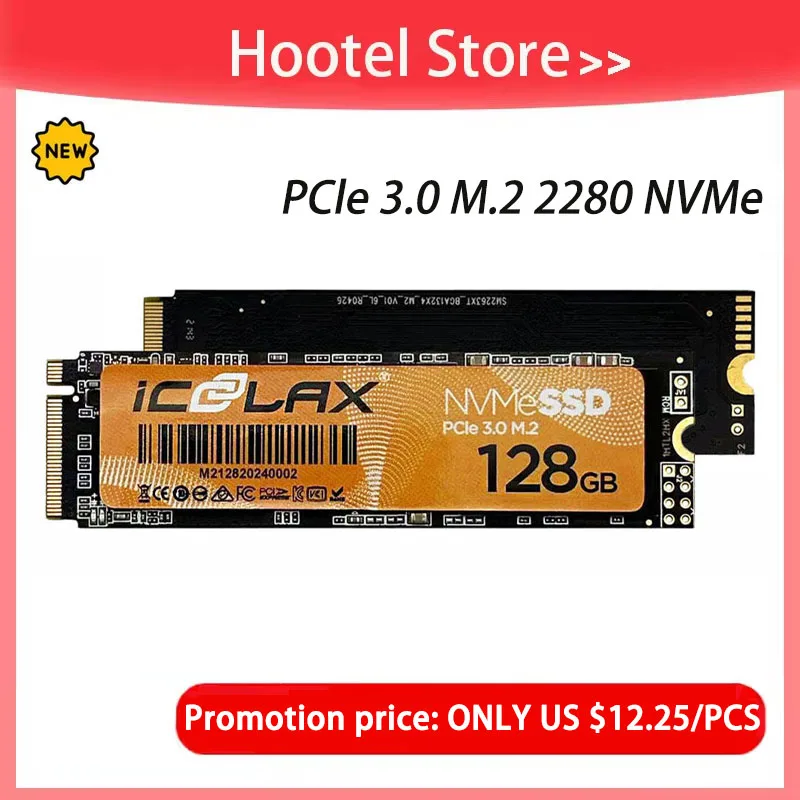 ICOOLAX M2 SSD NVMe M.2 2280 128GB 256GB 512GB 1TB 2TB M.2 PCIe 3.0 Internal Solid State Disk for Laptop Desktop