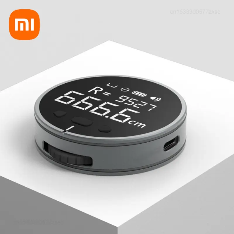 Xiaomi duka atuman kleine q elektrische lineal entfernungs messer hd lcd bildschirm digitaler entfernungs messer tragbare messgeräte wiederauf ladbar