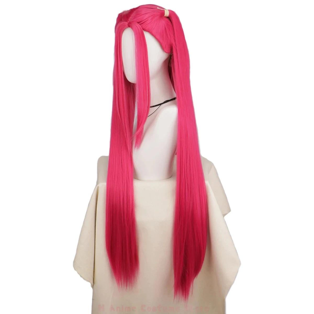 Kpop Demon Hunters Mira Zoey Rumi Peluca larga trenzada morada para cosplay