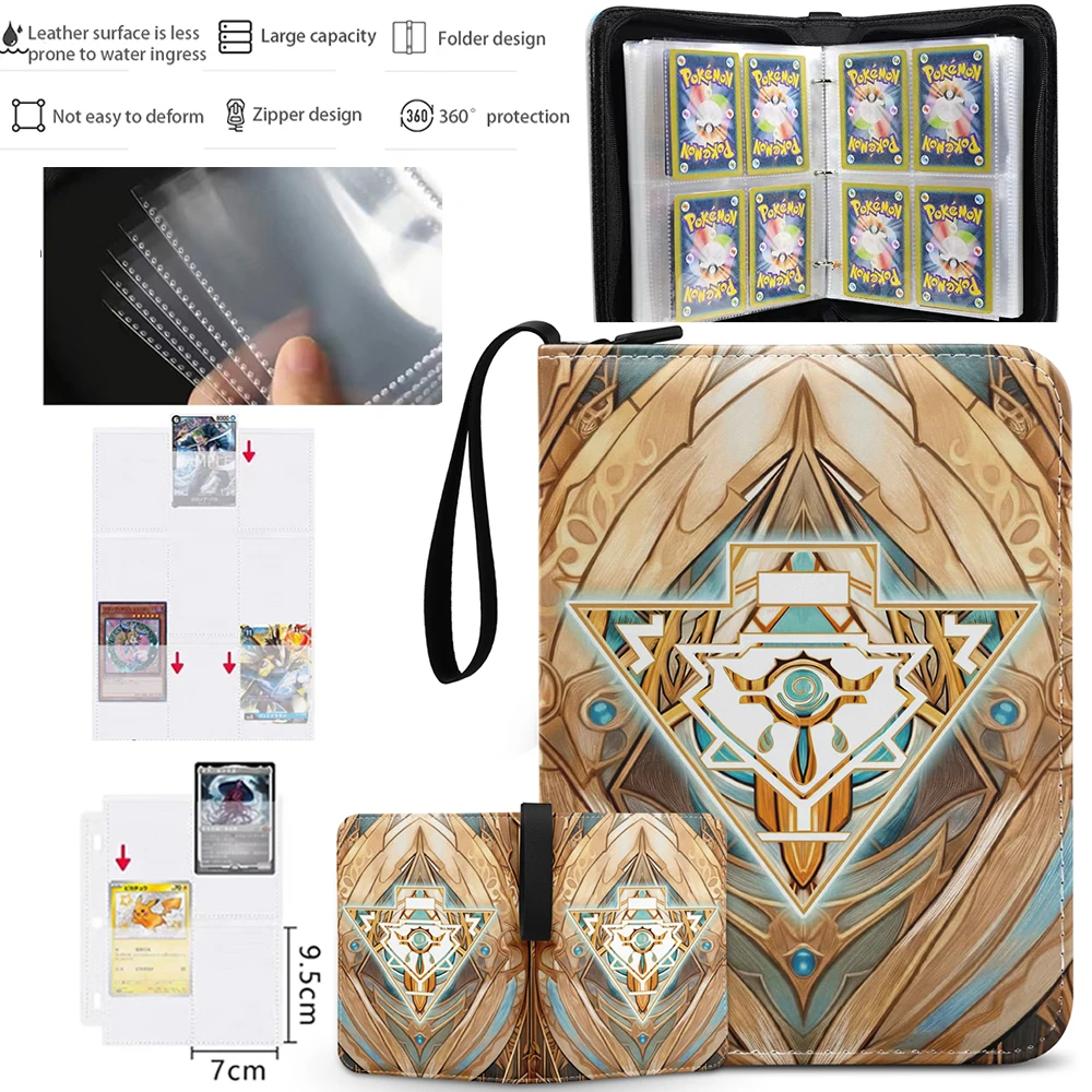 Card Around Anime And Manga 900 Pockets Card For Collecting Game Binder Sleeves With Zipper Transparent Page Double Sided Pocket