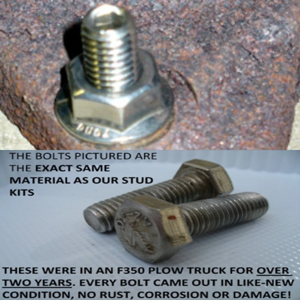for Ford 4.6 5.4 Liter V8 2 Manifolds Auto Stainless Steel Exhaust Manifold Bolt Stud Hardware Car Accessories 16pcs