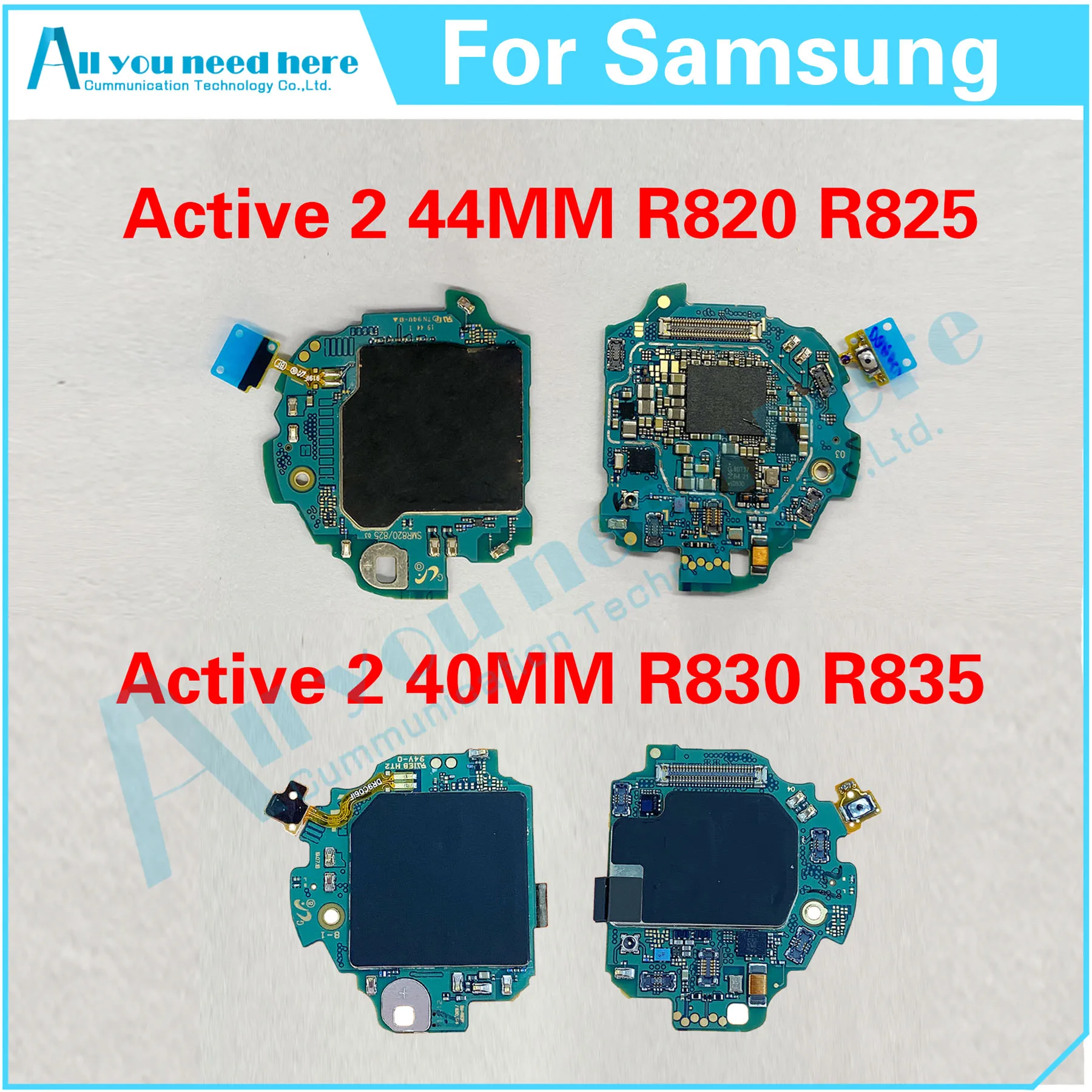 For Samsung Active 2 44MM SM-R820 SM-R825 / Active2 40MM SM-R830 SM-R835 Mainboard Motherboard Main Board Repair Replacement