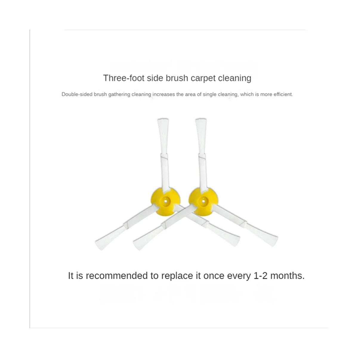 IRobot Roombaパーツキット,サイドブラシ,シリーズ800, 860, 865, 866, 870, 871, 880, 885, 886, 890, 900, 960, 966,8個