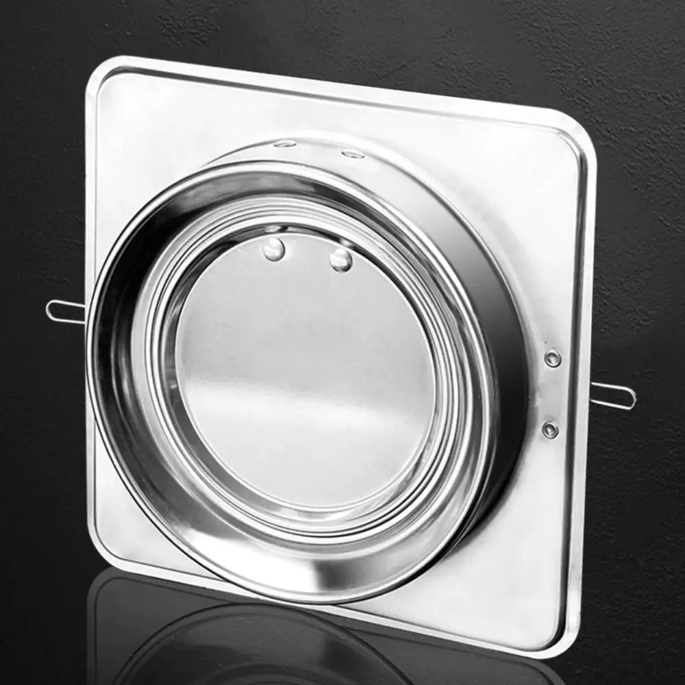 

New Stainless Steel Check Valve Spring Loaded Push Button 100/150/160/170/180mm Range Hood Check Valve Anti-Odor Check Valve