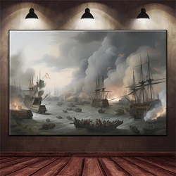 DIY Diamond Painting Vintage Maritime Warfare Pirate Ship Diamond Mosaic Full Drill Square Embroidery Round Handmade Hobby