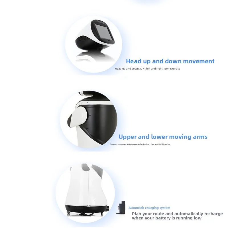 P3 commercial intelligent service voice interaction robot dancing drainage answer