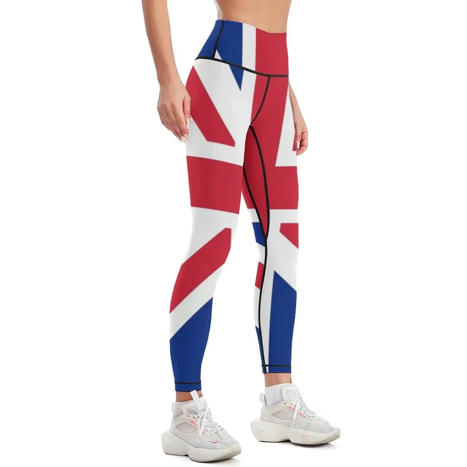 Flag: United Kingdom Leggings gym wear Sports female sporty woman push up for girls Womens Leggings