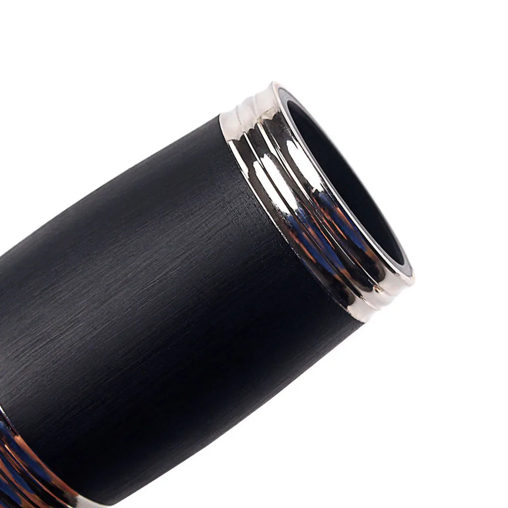 

50Mm Single Reed Clarinet Two Section Tube Tuning For E Flat Barrel Treble Pitch Metal Lightweight Accessory Instrument