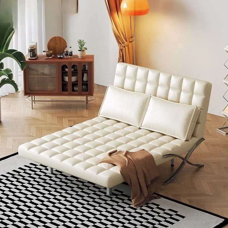 Foldable sofa bed, dual-purpose living room small bedroom double single sofa chair
