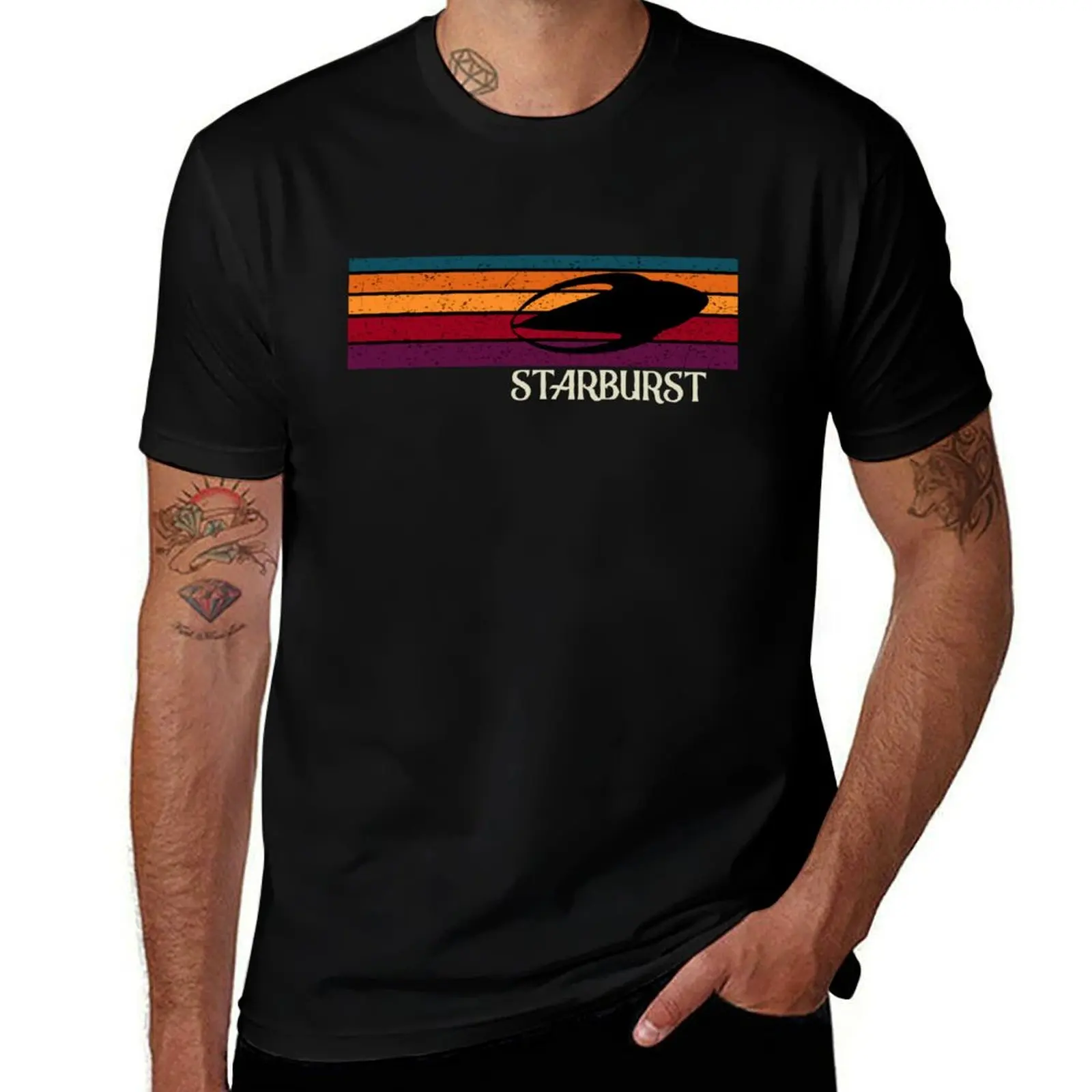 Retro Starburst Farscape - Moya Leviathan T-Shirt Quick Dry Outdoor Sports T-Shirt