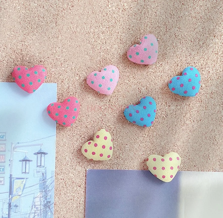 20pcs heart shape Push Pin Cute Decorative Thumbtacks Photo Memo Note Drawing Pins Multi-Functional Pushpin Tool Cork Board