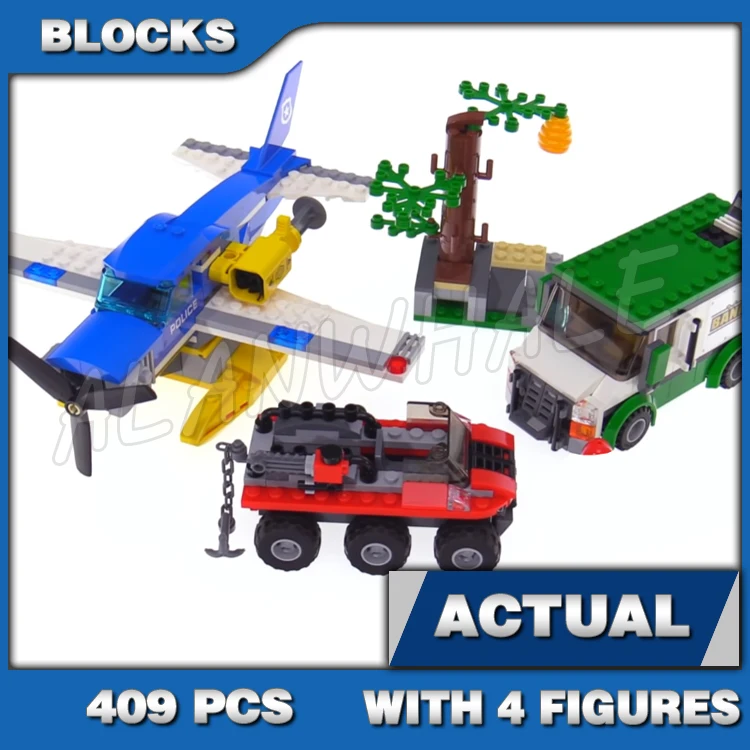 397 pièces City Explorers Jungle Halftrack Mission cascade 10864 blocs de construction enfants ensembles briques compatibles avec le modèle