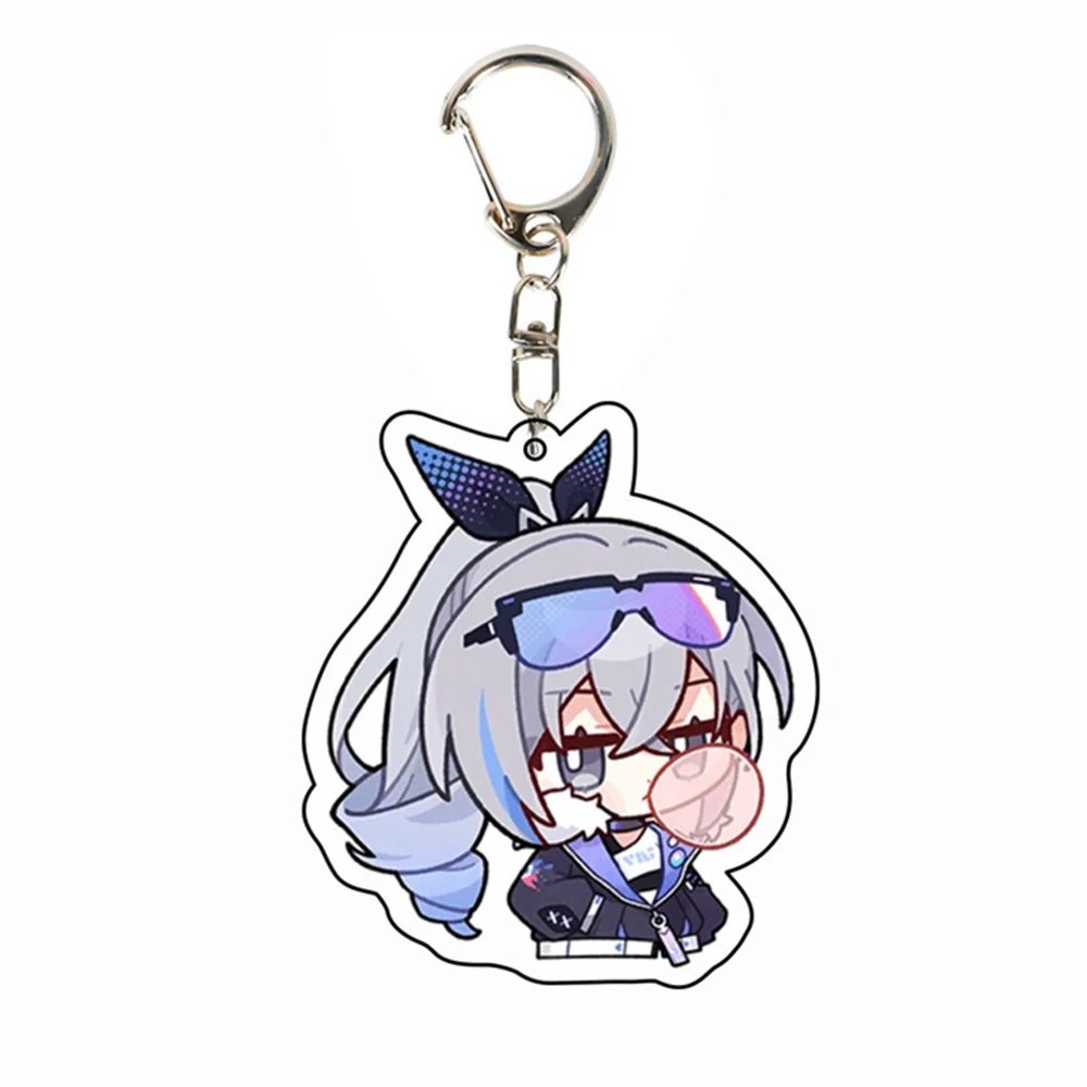 Anim Game Honkai Star Rail Keychain for Accessories Bag Impact 3rd 65cm Pendant Key Chain Ring Keychains Jewelry Gifts key ring