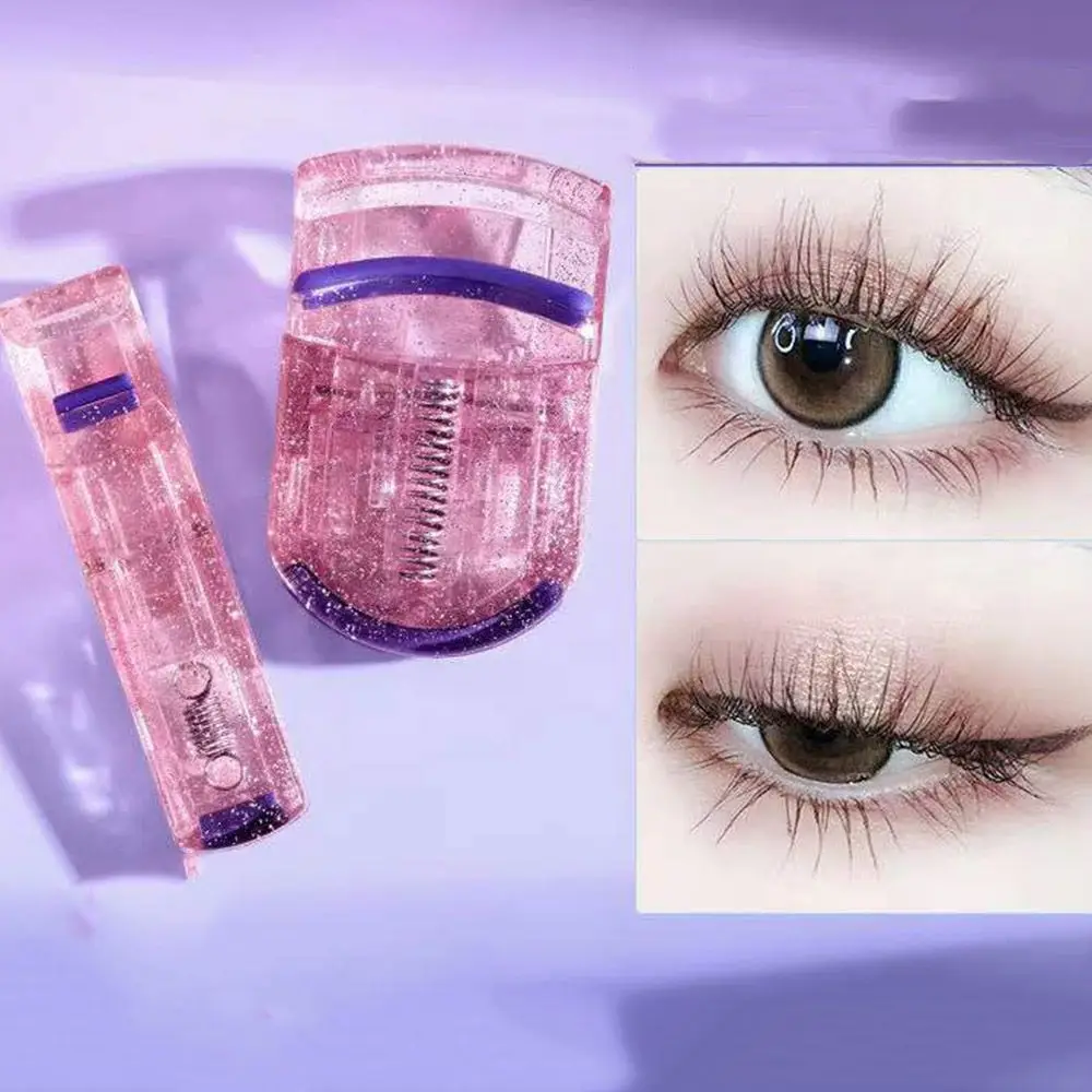 Akcesoria narzędzie do makijażu Lash Lift szerokokątne rzęsy pęseta brokatowa zalotka Mini klips do rzęs przedłużanie rzęs