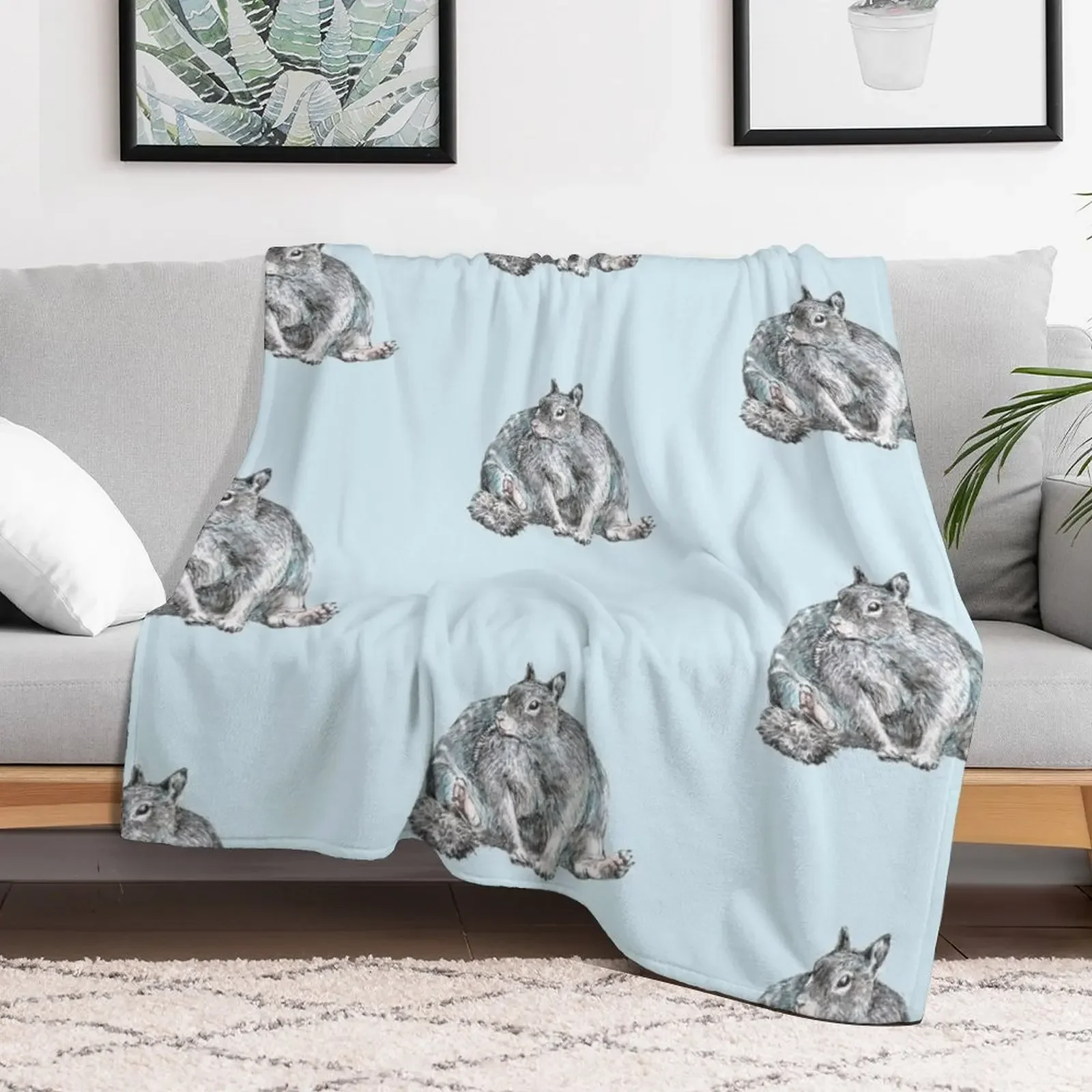 Dramatic Darlene Throw Blanket Soft Comfort Blanket for Reading Watching TV