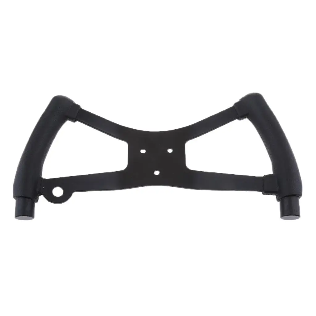 Black Go Kart Parts Steering Wheel Assembly Butterfly H Style 330mm