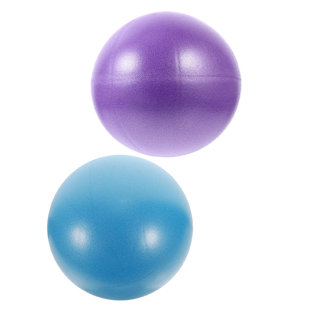 

2pcs Pvc Fitness Yoga Balance Training Indoor Exercise Core Strengthening Muscle Toning Durable Gym Ball For Women Home