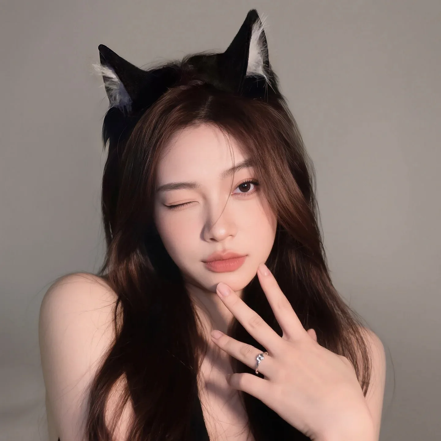 

Cute Plush Cat Ear Hairband 3D Animal Ear Hair Accessory Korean Style Fresh Sweet Headwear for Women Adorable Hair Clip